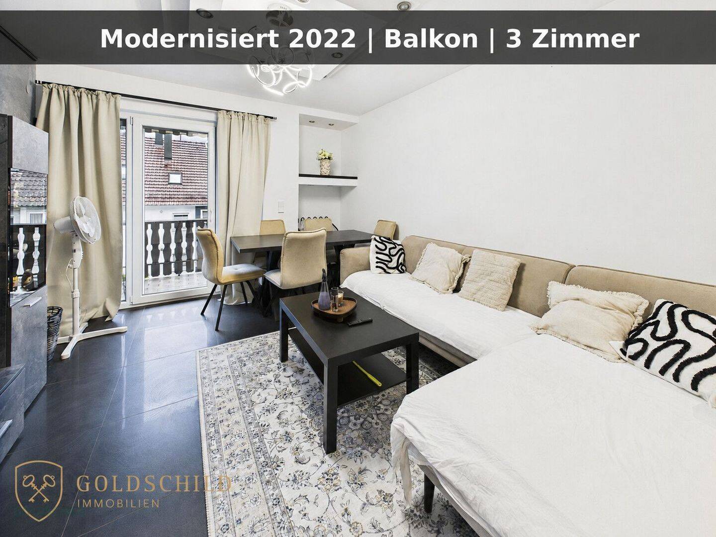 Freiwerdend – Modernisierte 3-Zimmer-Wohnung mit Balkon und Stellplatz, 73262 Reichenbach an der Fils