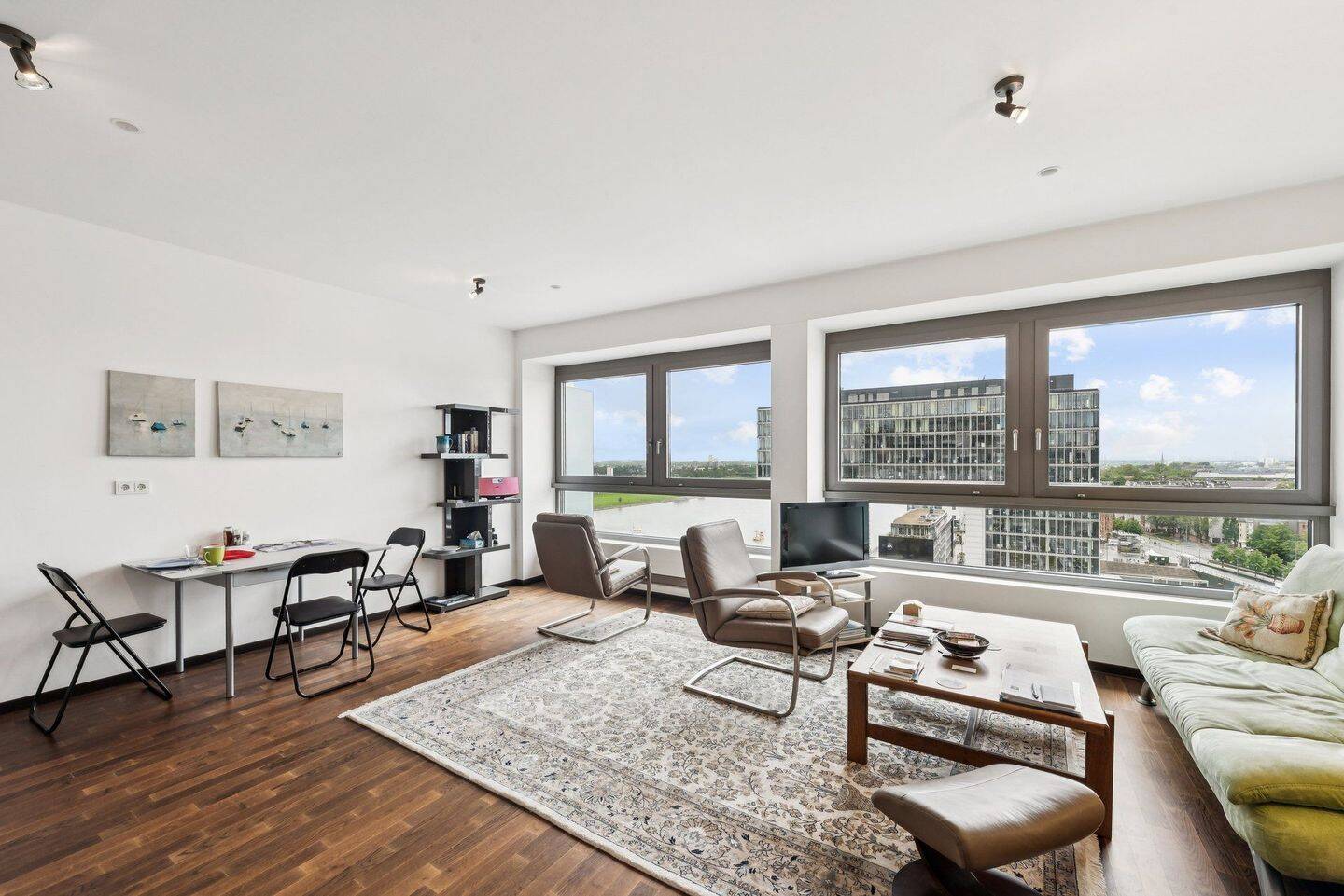 Neuer Preis! Kranhaus-Wohnung mit Rheinblick im 13. OG – Architektur-Ikone im Rheinauhafen!