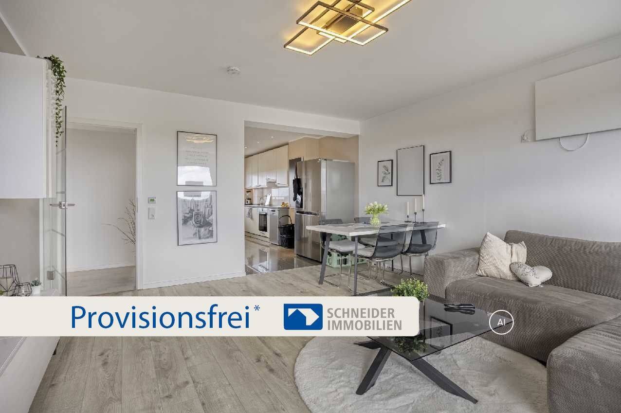 Helle, stilvolle und sehr moderne 3-Zimmer-Wohnung mit tollem Weitblick in Lintorf, 40885 Ratingen