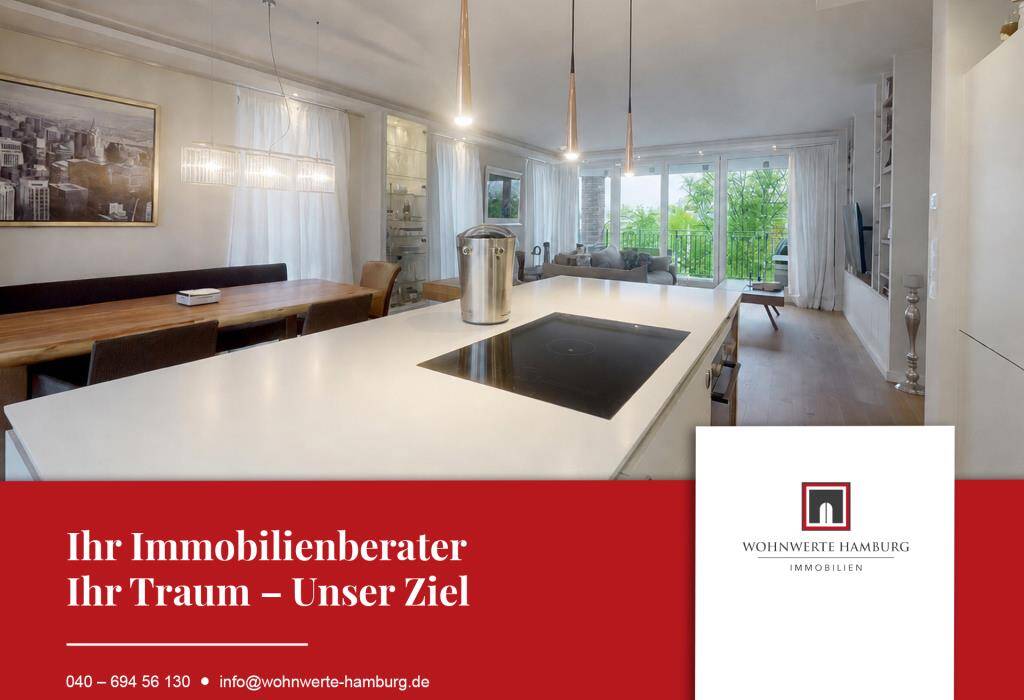 WOHNWERTE HAMBURG – Exklusives Penthouse – ein Zuhause der besonderen Art!, 22083 Hamburg (Hamburg-Nord Barmbek-Süd)