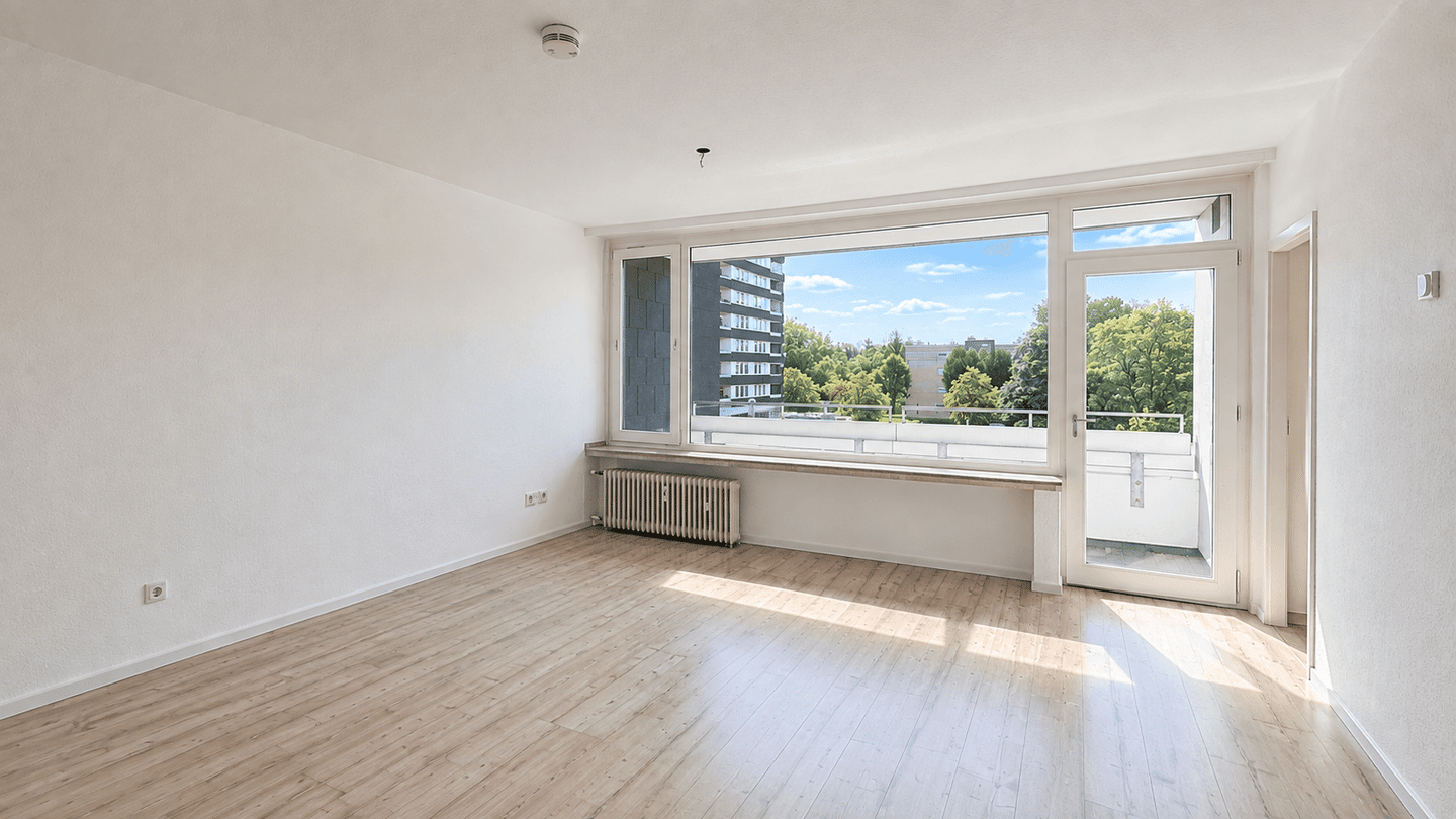 Wohnen mit besonderem Ausblick – Charmante 1-Zimmerwohnung in Dortmund, 44328 Dortmund (Scharnhorst)