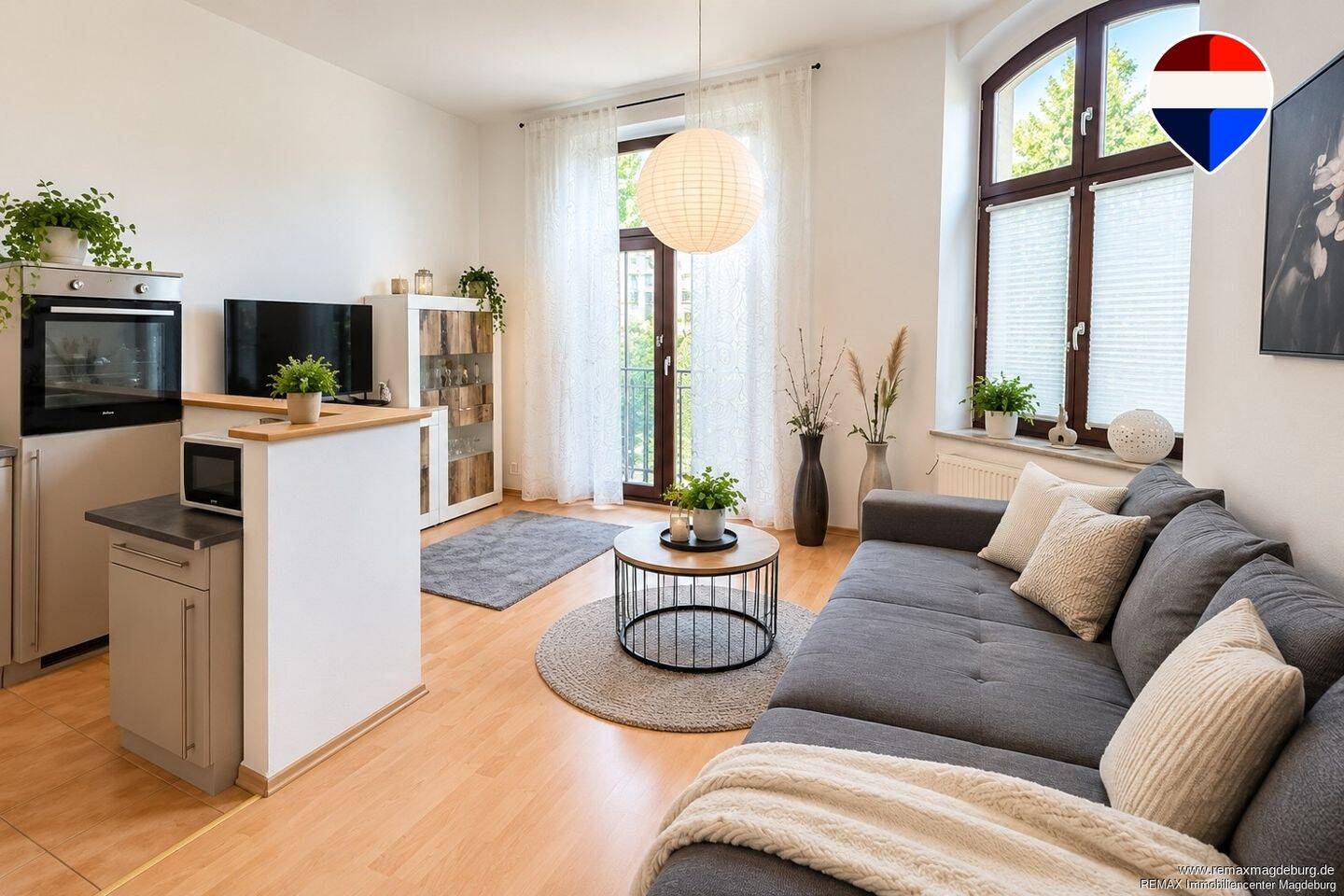 Kompakt & gemütlich – 2-Raum mit Balkon für Singles & Studenten in der Altstadt, 39104 Magdeburg (Altstadt Buckau)