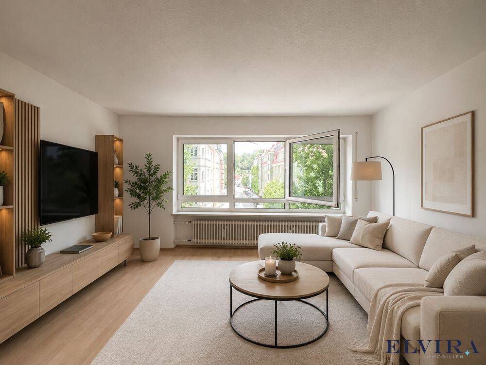 ELVIRA – Au-Haidhausen, schöne und helle 2-Zimmer-Wohnung mit TG-Stellplatz in bester Innenstadtlage