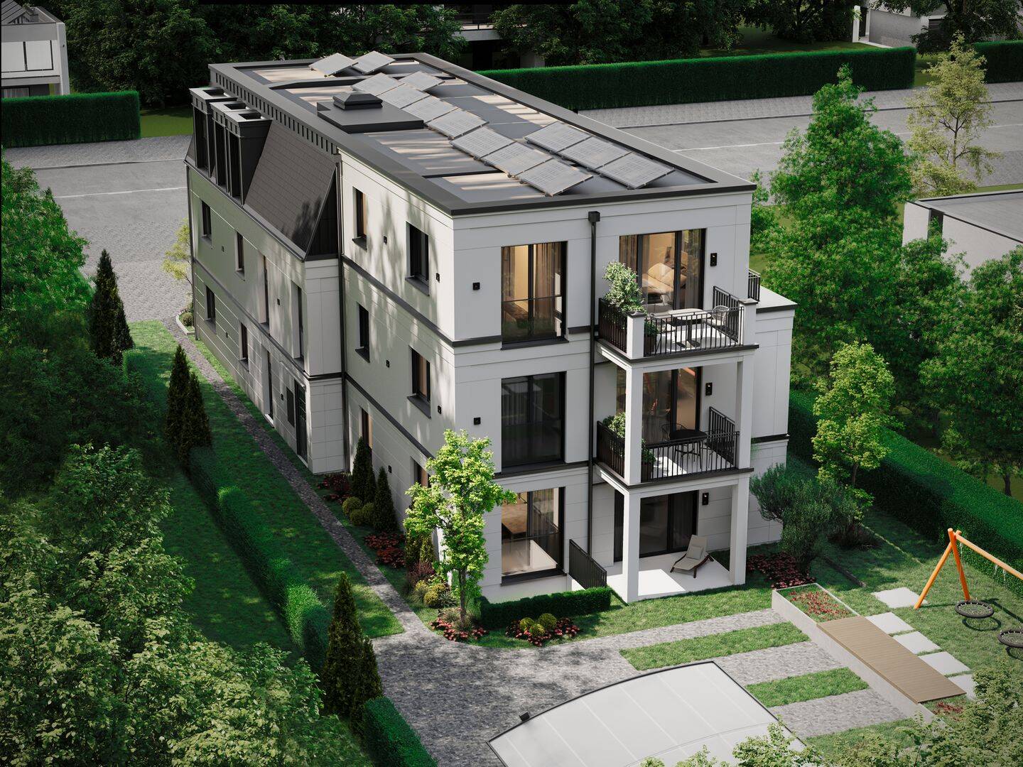 Villa Oberalster – Lichtvolle Etagenwohnung mit Balkon, 22339 Hamburg (Hamburg-Nord Fuhlsbüttel Hummelsbüttel)