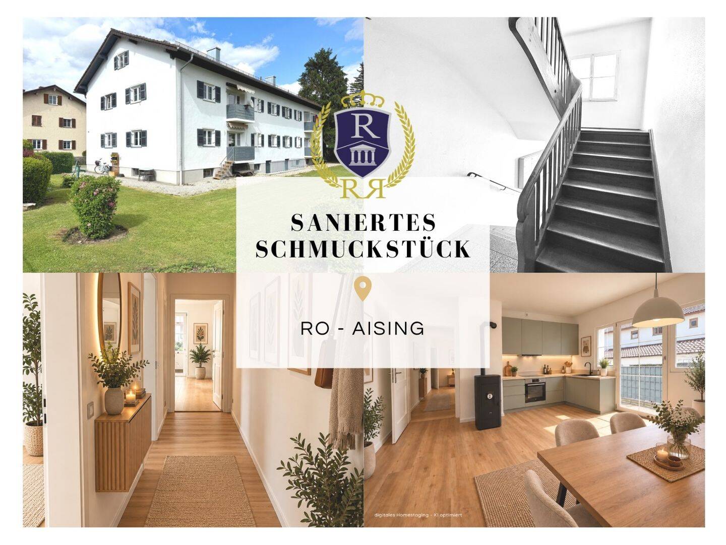 Sanierte EG-Wohnung in Rosenheim-Aising – sofort bezugsfrei, 83026 Rosenheim (Aising Happing Pang Süd)