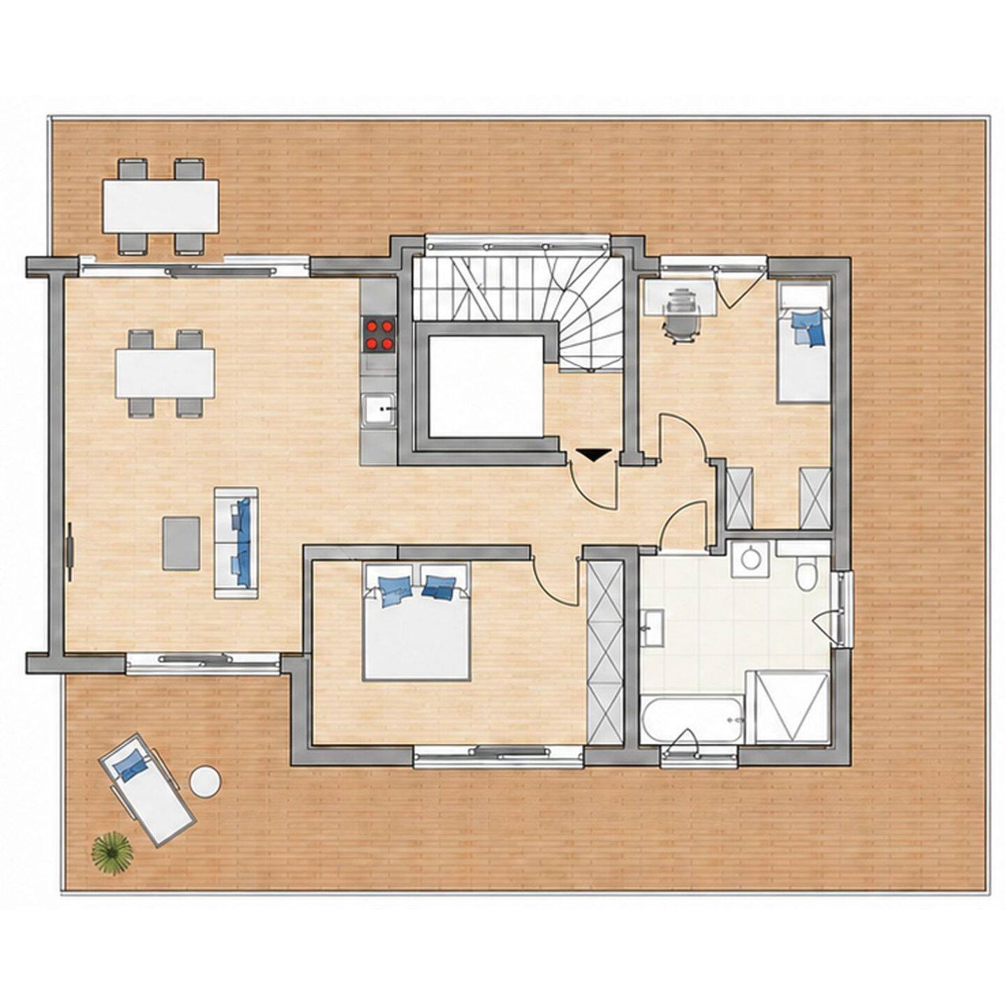 ÜBER DEN DÄCHERN VON FÜRTH – 3-ZIMMER-PENTHOUSE MIT AUSBLICK