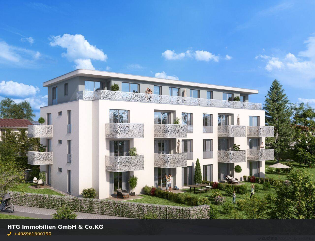 Erstbezug – Hochwertige 2-Zimmer Dachterrassenwohnung, 82008 Unterhaching