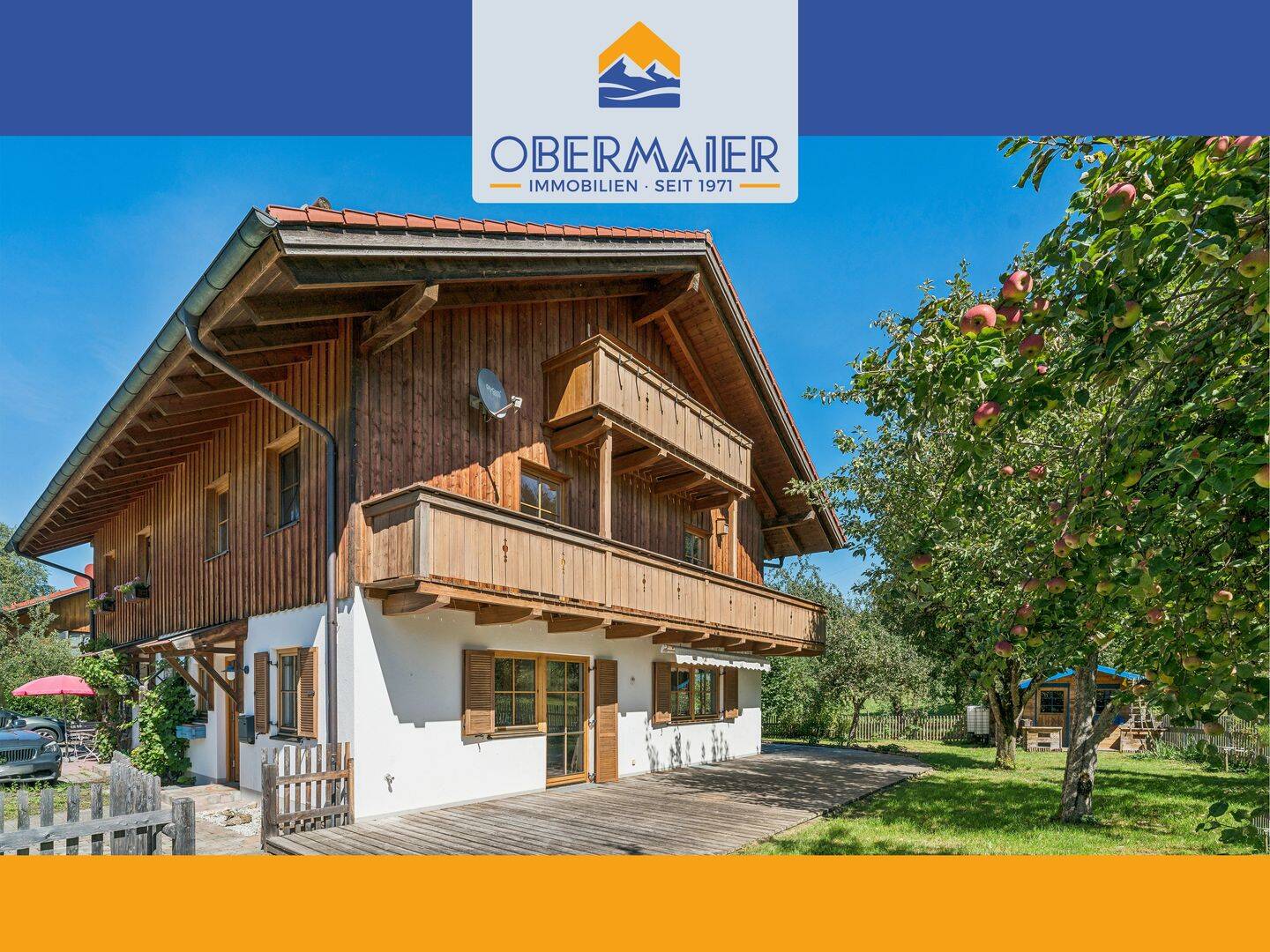 Familienfreundliche Doppelhaushälfte mit Garten und Bergblick, 83670 Bad Heilbrunn