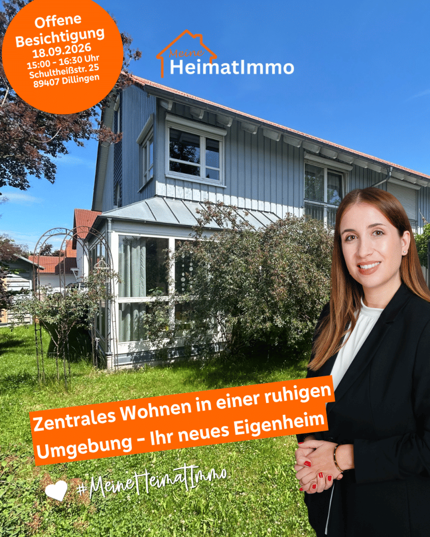 Zentrales Wohnen in einer ruhigen Umgebung – Ihr neues Eigenheim, 89407 Dillingen a.d. Donau