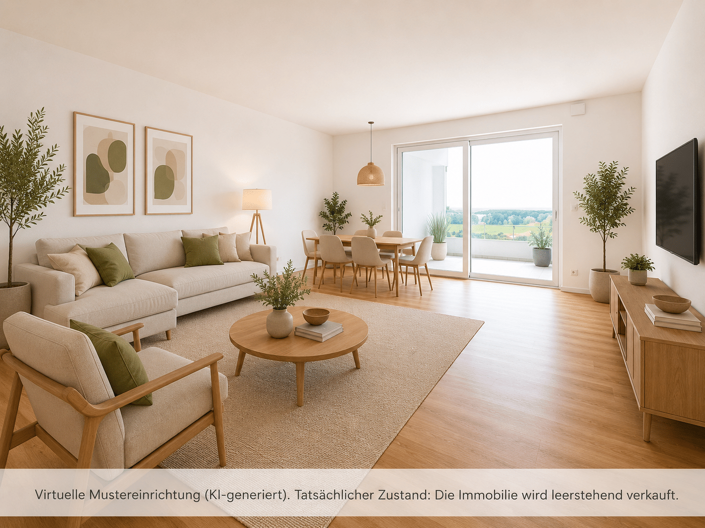 3 Zimmer-Erdgeschoßwohnung mit Terrasse u. Garten KfW-40 Standard in perfekter Lage, 95517 Emtmannsberg