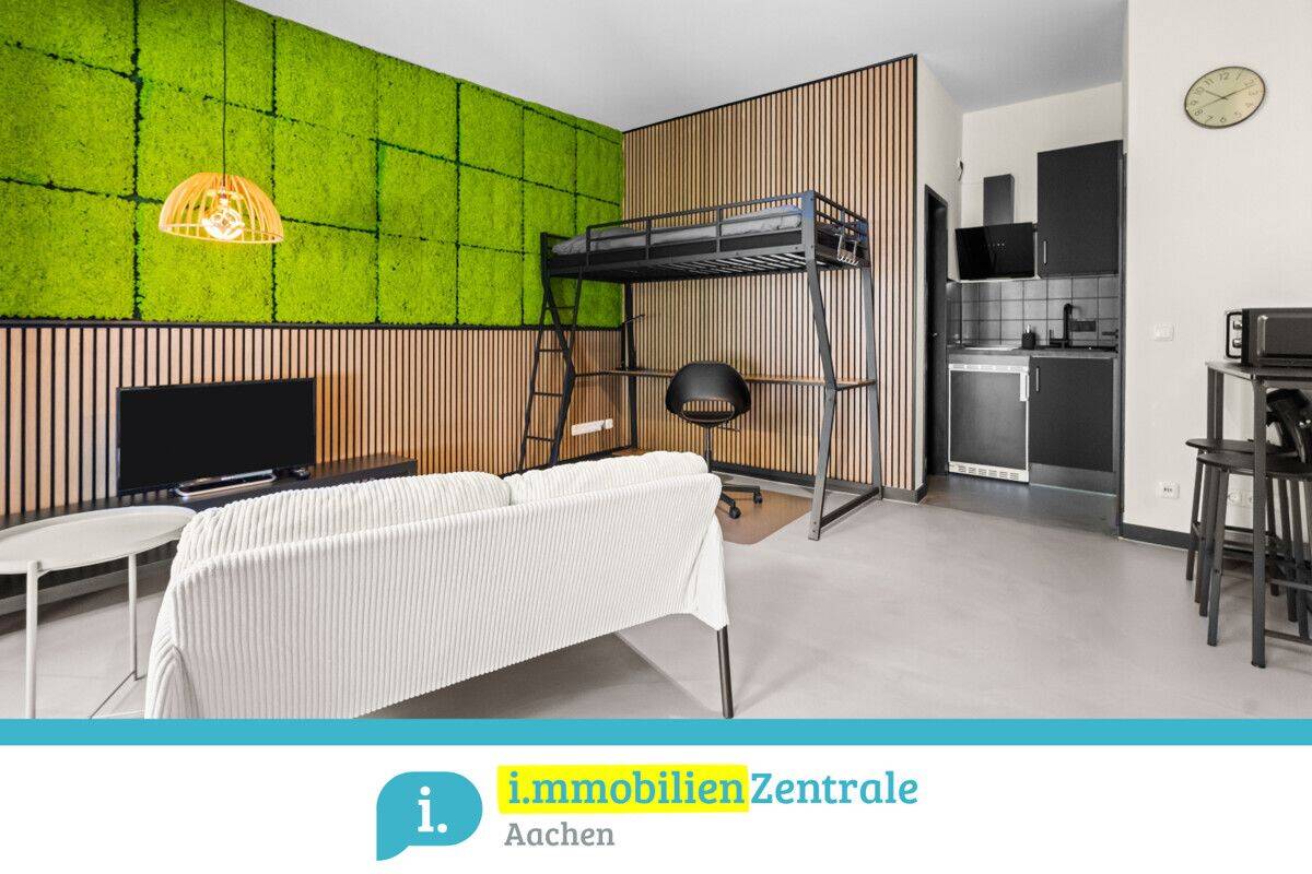 Frisch saniertes und vollmöbeliertes Ein-Zimmer-Appartment mit KFZ-Stellplatz!, 52074 Aachen