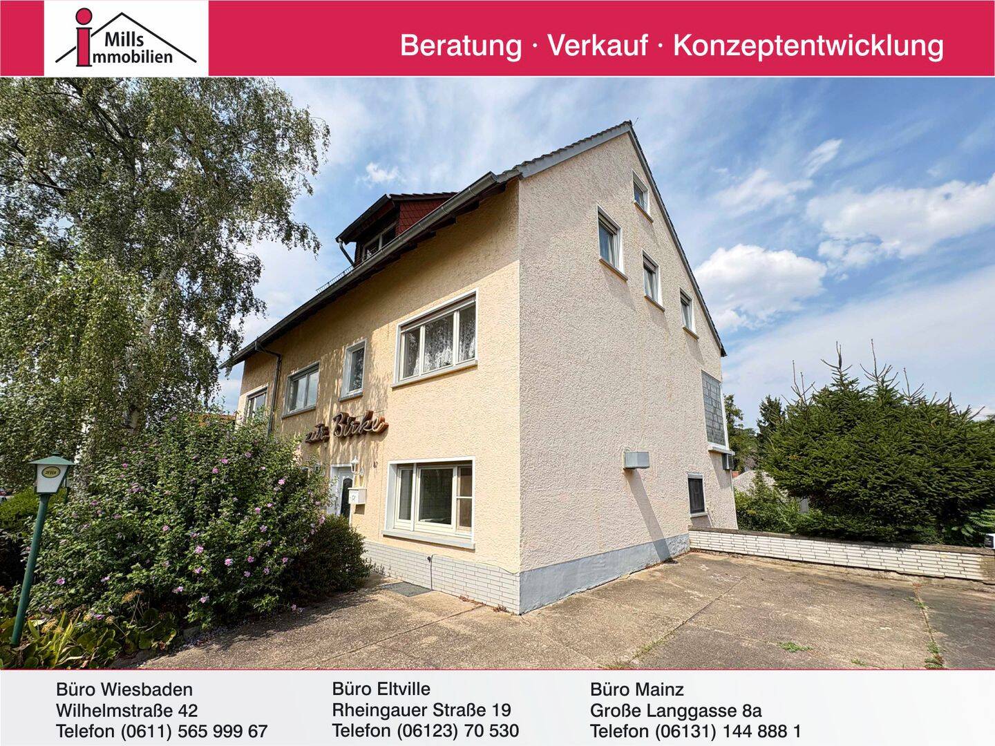 Zentral gelegenes Hotel- und Gastronomieobjekt mit Betreiberwohnung, Terrasse und Garten, 55129 Mainz (Bretzenheim Ebersheim Hechtsheim)