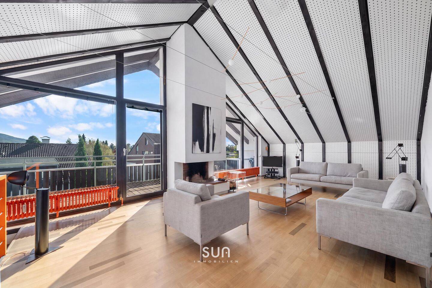 GALERIE-LOFT MIT TERRASSE – Hohe Decken, Balkon & Premiumlage in Seeheim, 64342 Seeheim-Jugenheim