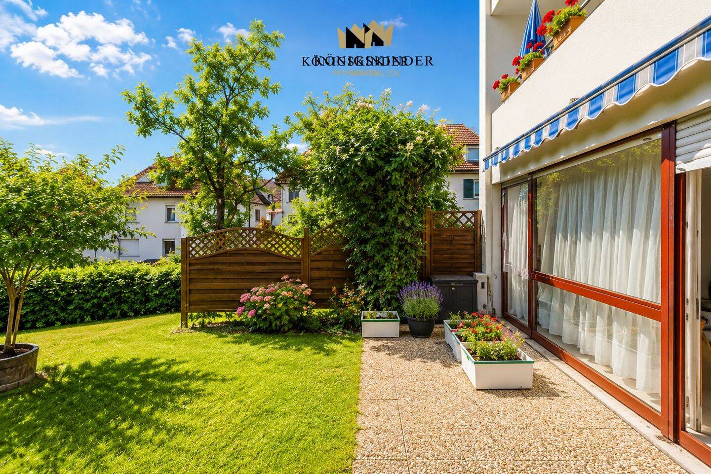 Helle 1-Zimmer-Wohnung mit Terrasse, Gartenanteil und Stellplatz, 73732 Esslingen am Neckar