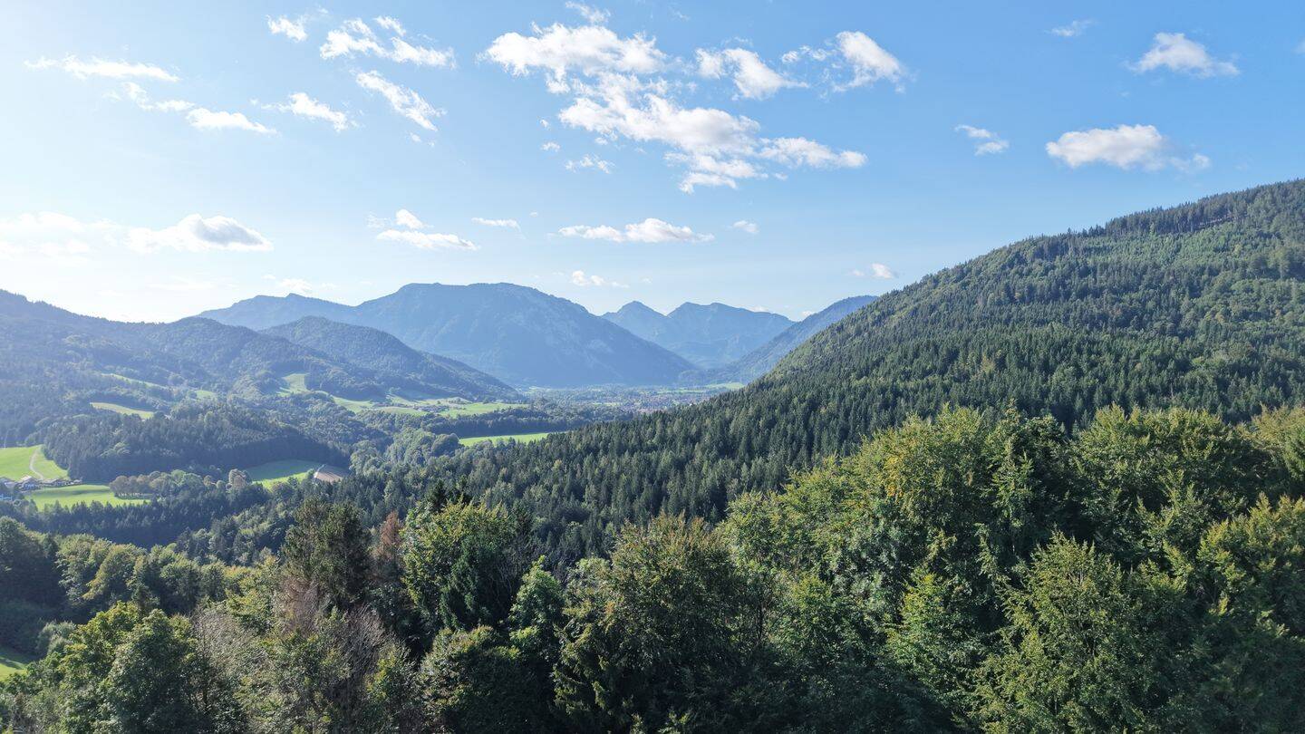 Einzigartige Gelegenheit – Hof in Panorama-Alleinlage mit saniertem Nebengebäude – 48.000qm Grund, 83313 Siegsdorf