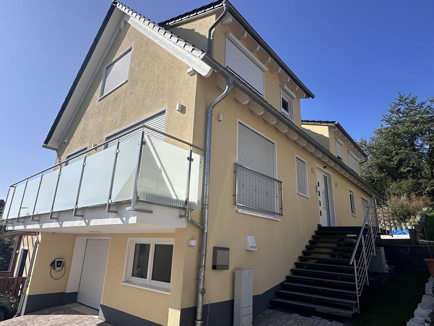 Hochparterre 3 Zimmer Wohnung, mit Garten, Terrasse, Balkon, Smarthome, Glasfaser, 63549 Ronneburg