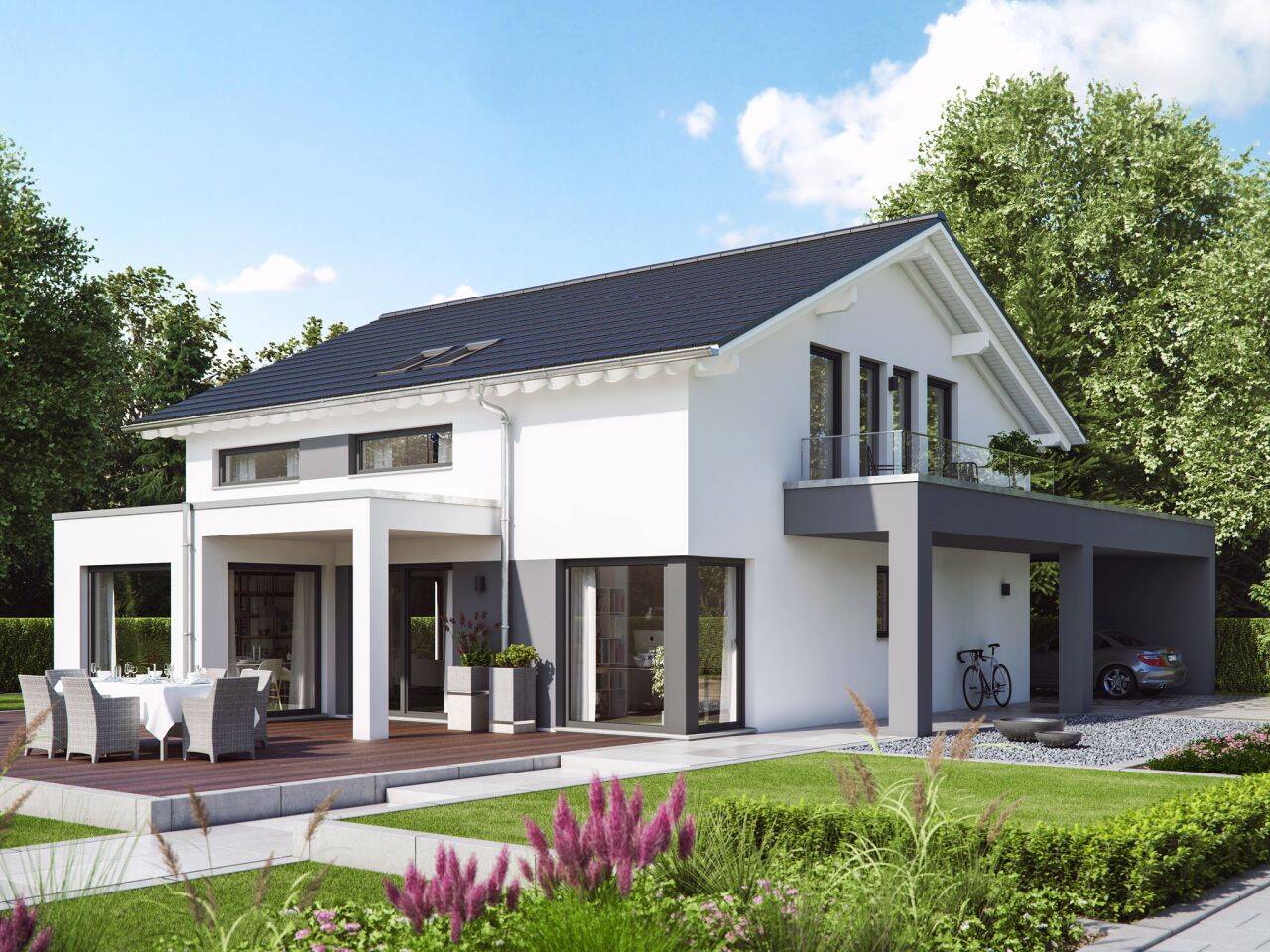 Platz für alle! Exklusiver lichtdurchfluteter Neubau aus dem Hause BIEN ZENKER inkl. Baugrundstück, 55442 Roth