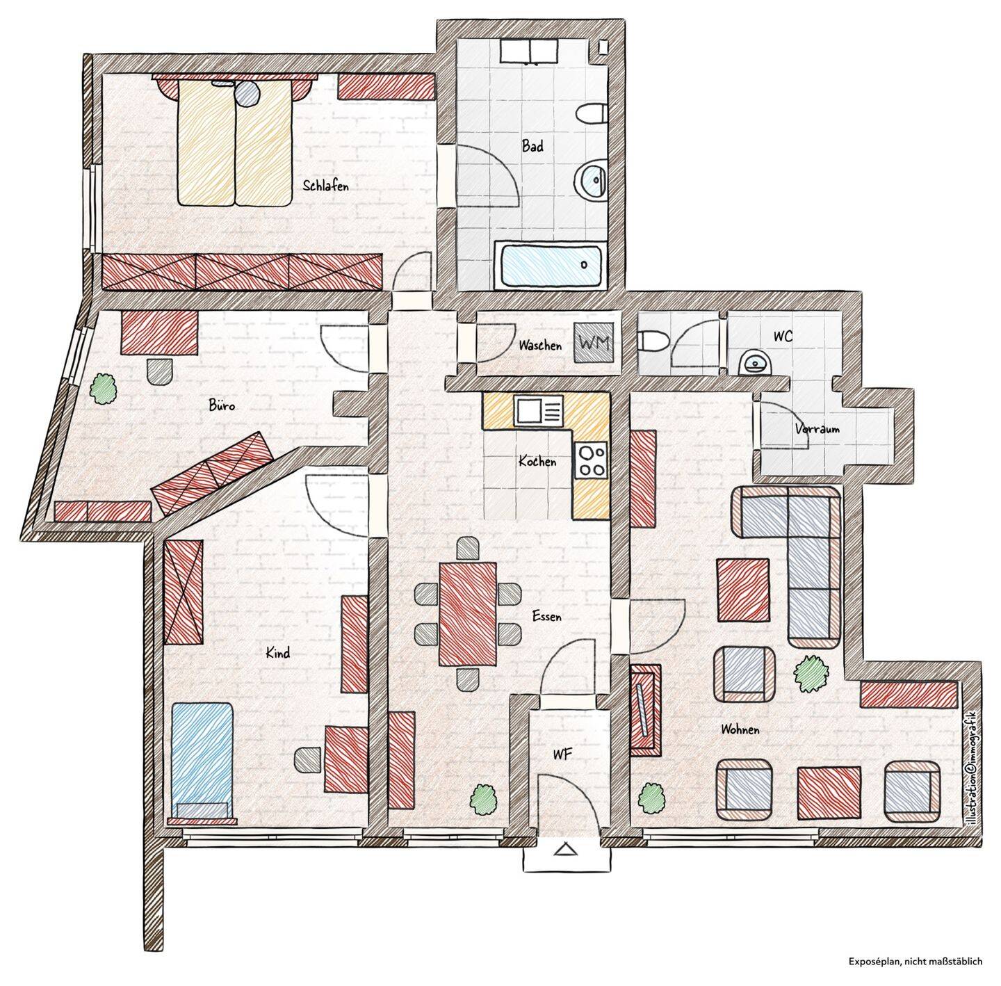 Erdgeschosswohnung mit eigenem Eingang, Stellplatz & Carport – perfekt für langfristige Wertsteigerung, 95500 Heinersreuth
