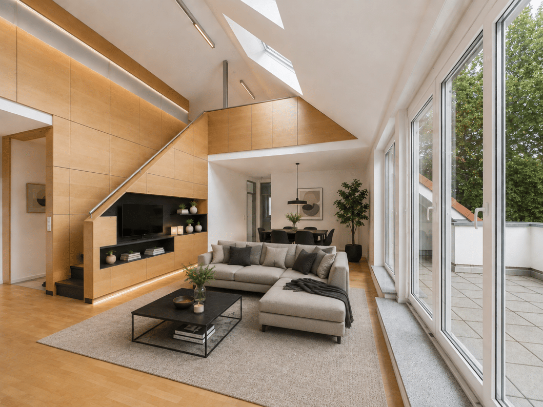 102 m² Wohnfläche PLUS 46 m² Galerie* | Maisonette mit großer Dachterrasse in Sulzbach, 65843 Sulzbach (Taunus)