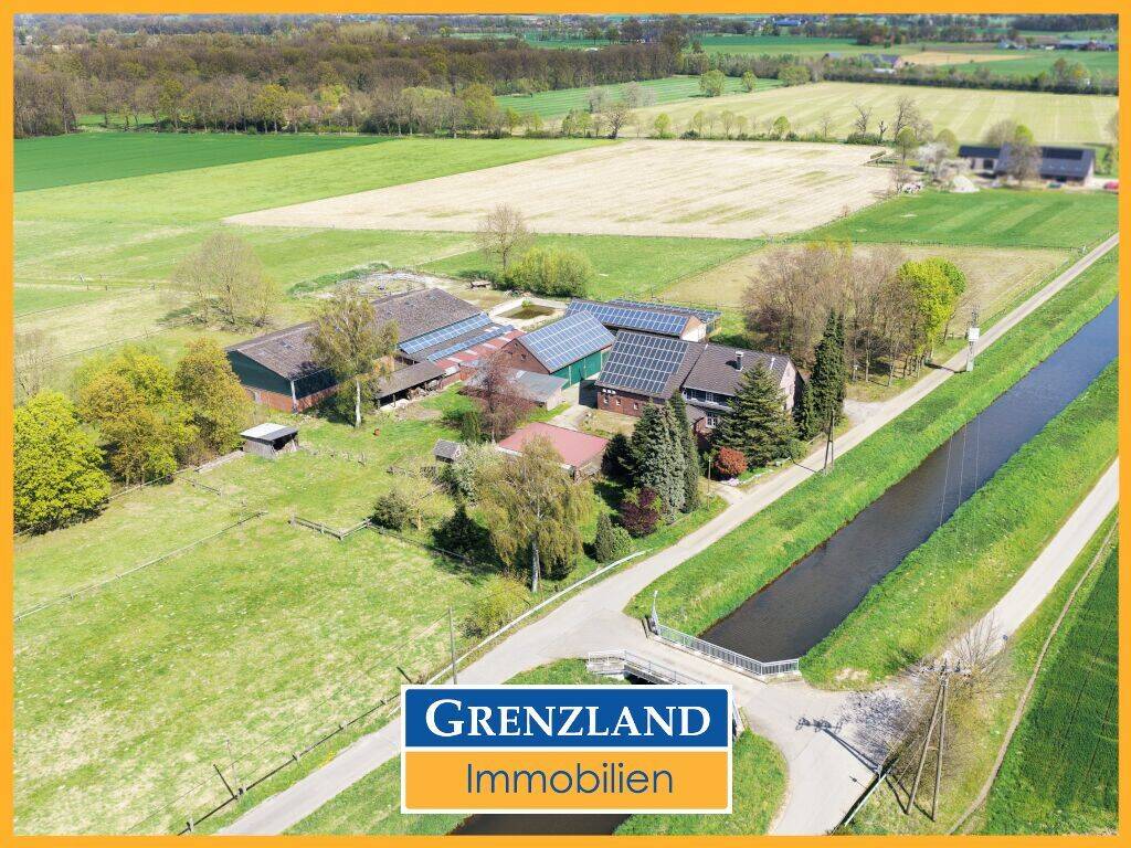 83.916m² Pferdehof mit Mehrzweckhalle an der Issel, 46485 Wesel