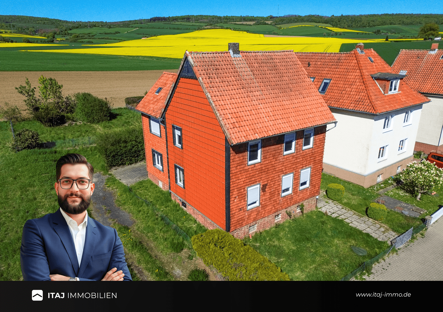 Freistehendes Einfamilienhaus mit Potenzial in attraktiver Feldrandlage von Einbeck-Naensen, 37574 Einbeck