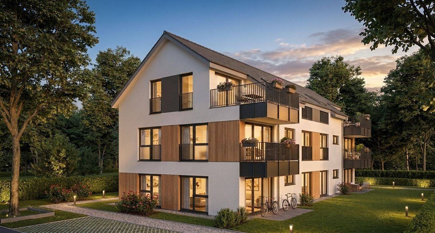 KfW-40-Neubau in Kassel-Wehlheiden: exklusive, energieeffiziente Eigentumswohnungen in zentraler Lage – provisionsfrei für Käufer!, 34121 Kassel (Mitte Süd Wehlheiden)