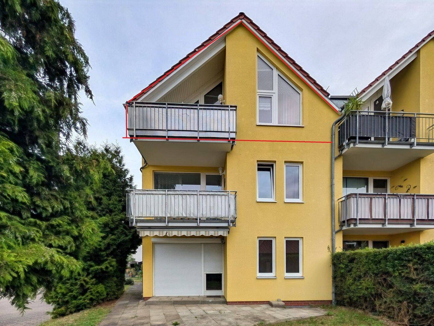 Charmante Dachgeschosswohnung mit Balkon und herrlichem Ausblick, 38820 Halberstadt