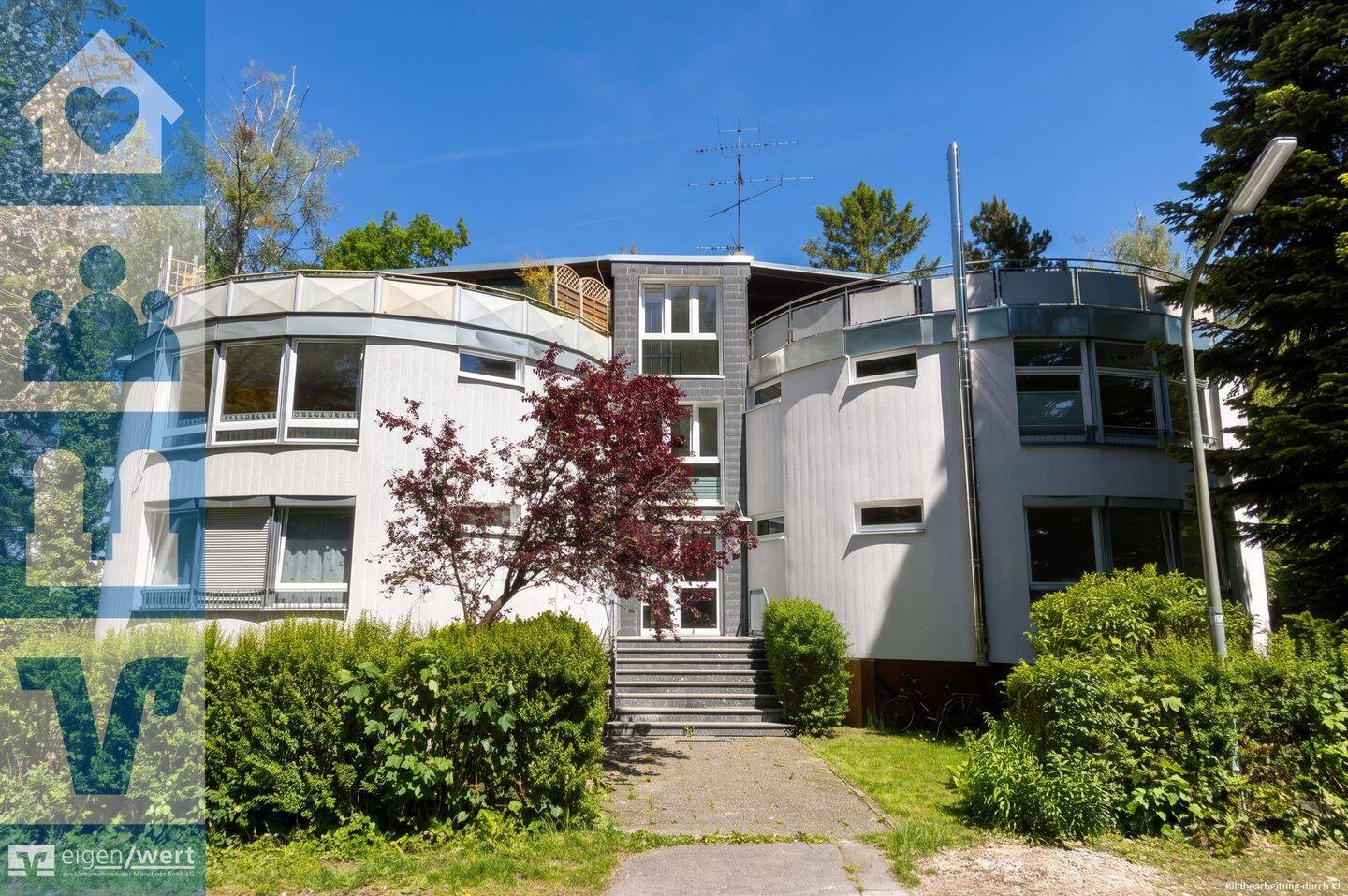 Seltene Gelegenheit in der Fasanerie: 3-Zi.-Eigentumswohnung mit riesigem Grundstücksanteil, 80995 München (Allach-Untermenzing Feldmoching-Hasenbergl Moosach)