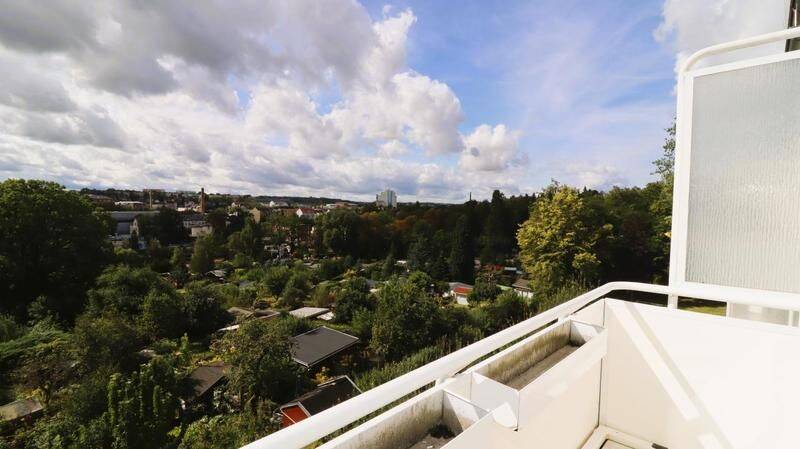 So weit das Auge reicht… Wohnung mit interessanter Fernsicht, 9112 Chemnitz (Altendorf Kaßberg Zentrum)