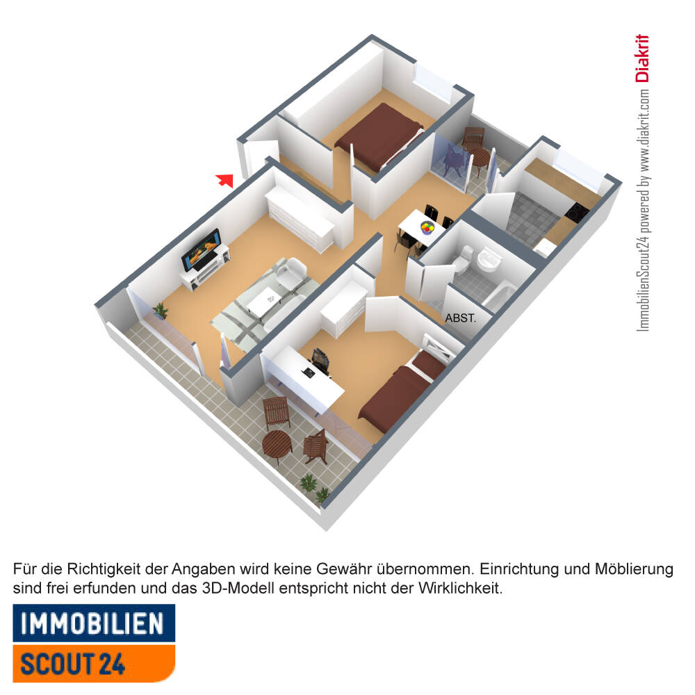 3-Zimmer-Wohnung in Monheim am Rhein Berliner Viertel, 40789 Monheim am Rhein