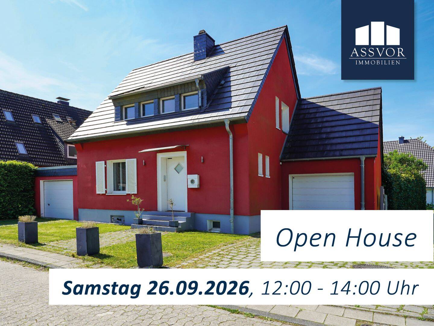 OPEN HOUSE „Kalkum – Charmantes, freistehendes Einfamilienhaus in idyllischer Lage“, 40489 Düsseldorf (Angermund Kaiserswerth Kalkum Lohausen Wittlaer)