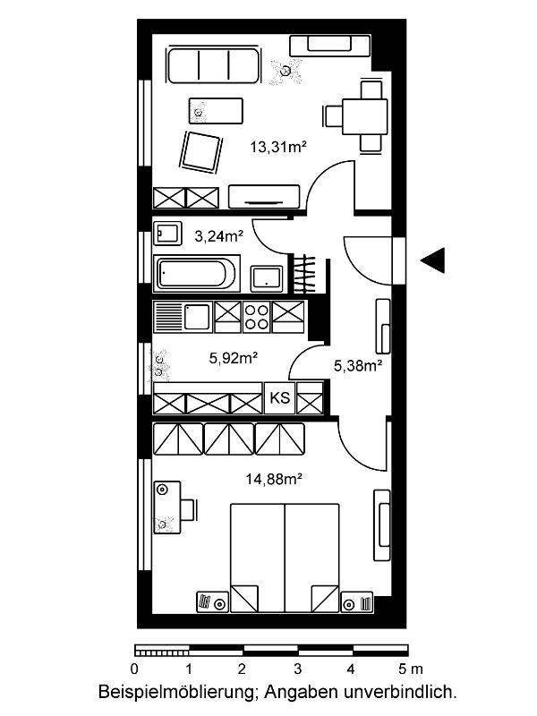 Neues Zuhause gesucht? Schöne 2-Zimmer-Wohnung in Sossenheim zu vermieten!, 65936 Frankfurt am Main (Nied Sossenheim)