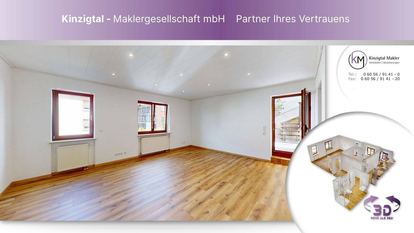 „DAS GEWISSE MEHR“ – modernisiert, mit Aufzug und Terrasse, 63619 Bad Orb