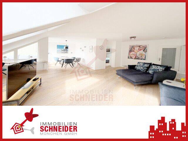 IMMOBILIEN SCHNEIDER – PASING – traumhaft schöne, lichtdurchflutete DG – Wohnung mit Dachterrasse, 81241 München (Aubing-Lochhausen-Langwied Pasing-Obermenzing)