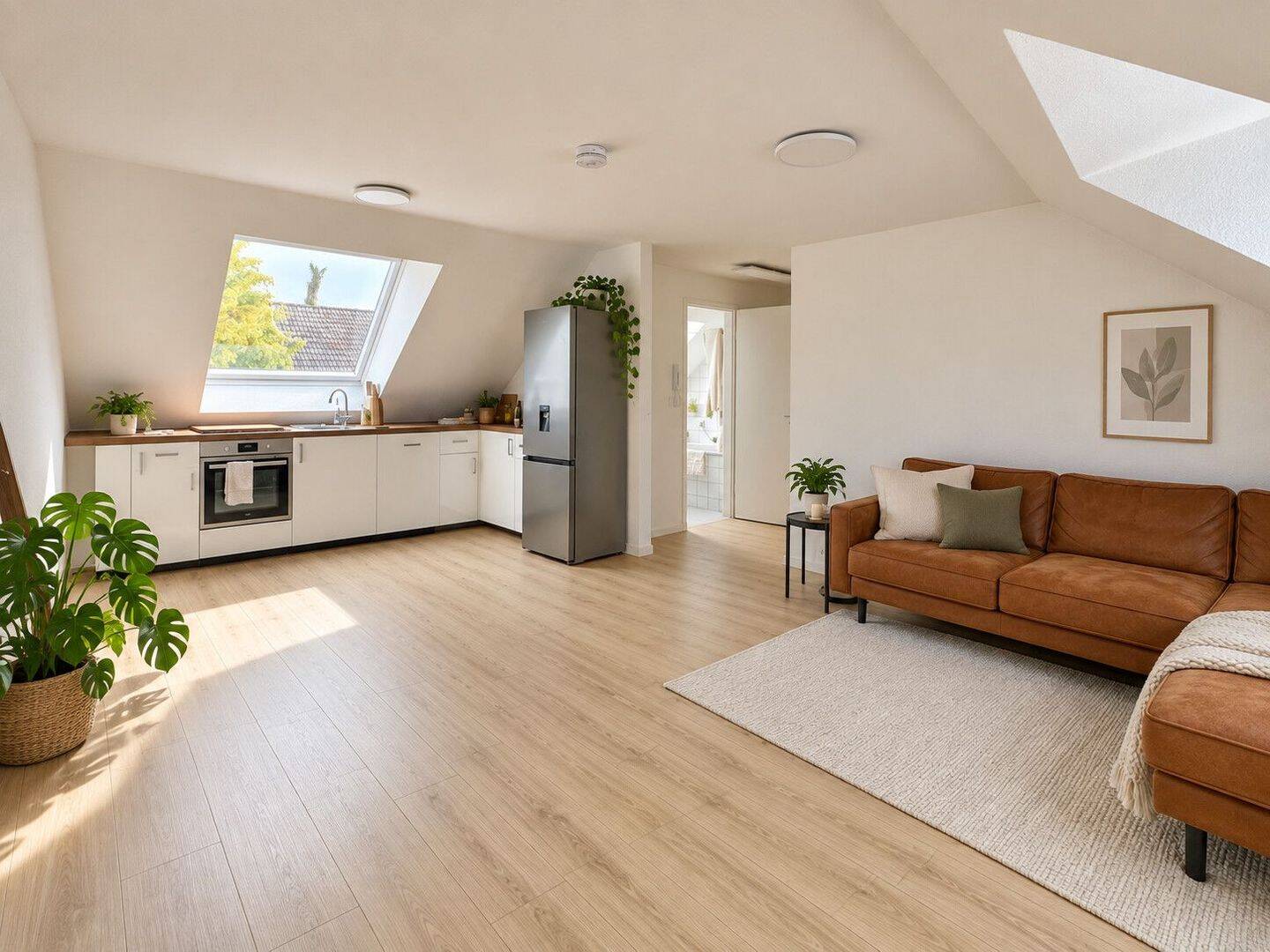 2-Zimmer-Dachgeschosswohnung – offene Küche – ruhige Lage – Stellplatz optional, 30826 Garbsen