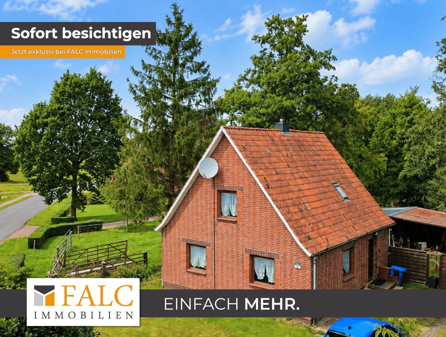 Idyllische Lage – sanierungsbedürftiges Einfamilienhaus mit Traumgrundstück, 21782 Bülkau