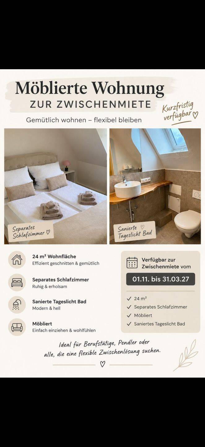 Renovierte 1 Zimmer Wohnung, 97737 Gemünden a. Main