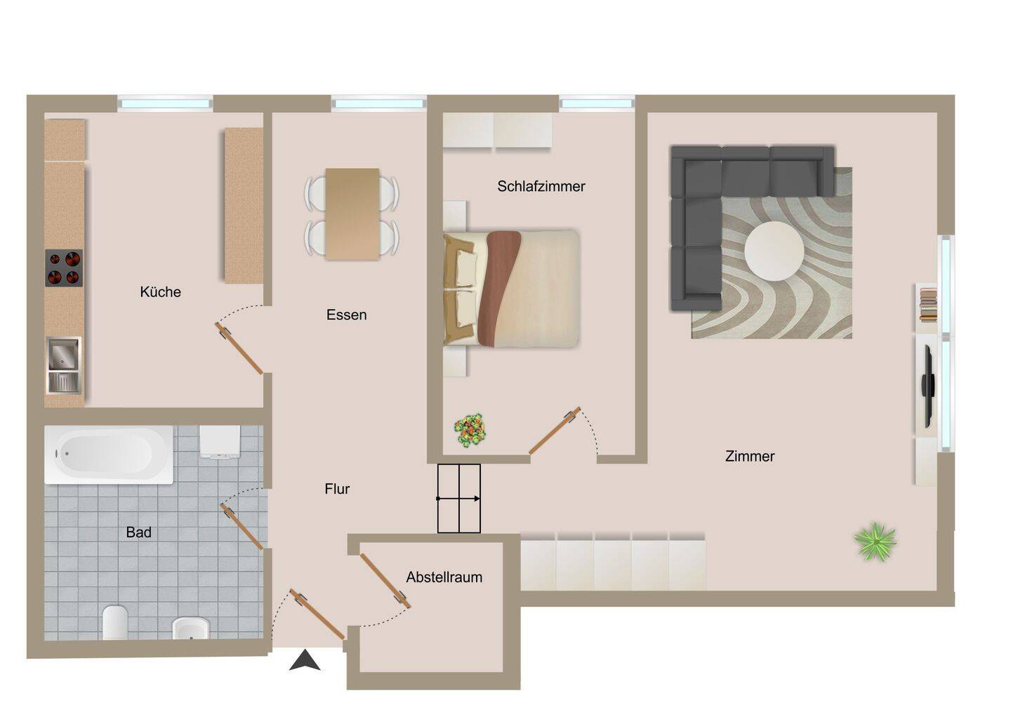 Modernisierte 2-Zimmer-Wohnung in Großensee – Perfekte Lage und gute Anbindung, 22946 Großensee