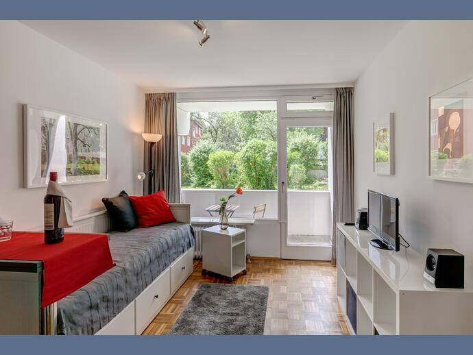 Möbliert: Attraktives Apartment beim Ungerer Bad, 80805 München (Schwabing-Freimann)
