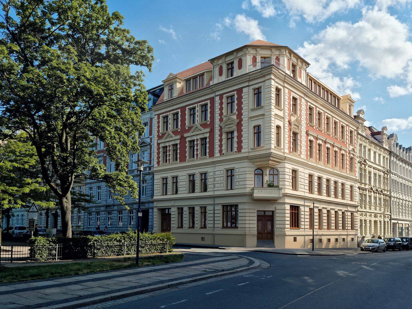 Erstbezug in hochwertig sanierte 2 RWE mit hofseitigen Balkon, 2826 Görlitz