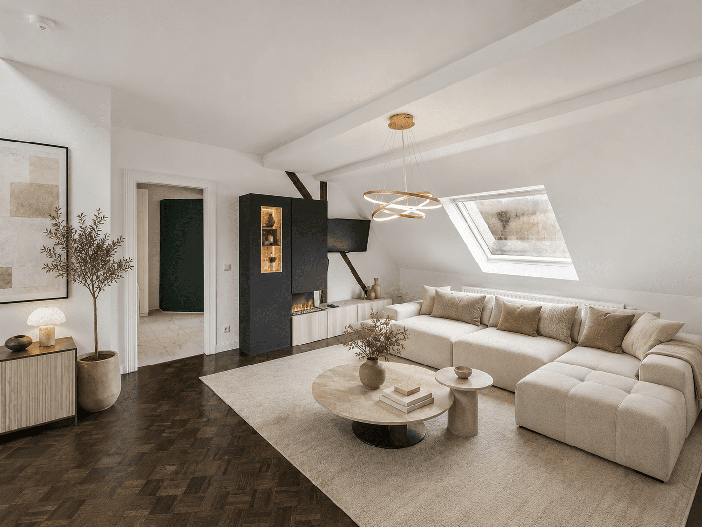 Unverwechselbare Maisonette mit sonniger Dachterrasse & historischem Flair., 40472 Düsseldorf (Hubbelrath Lichtenbroich Rath Unterrath)
