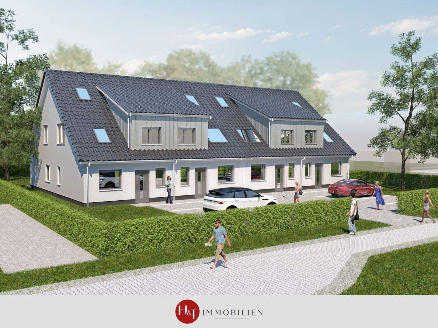 Wohnen im Grünen: Neubau von vier Reihenhäusern in Melchiorshausen, 28844 Weyhe