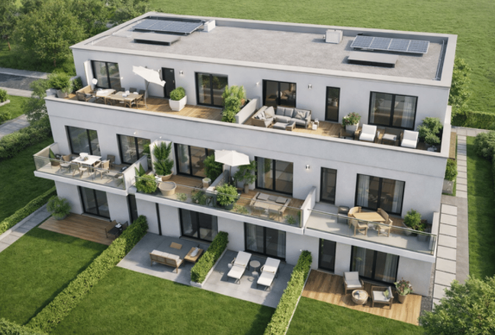 Moderne 3-Zimmer-Neubauwohnung mit großer Süd-Dachterrasse – Erstbezug, 49326 Melle