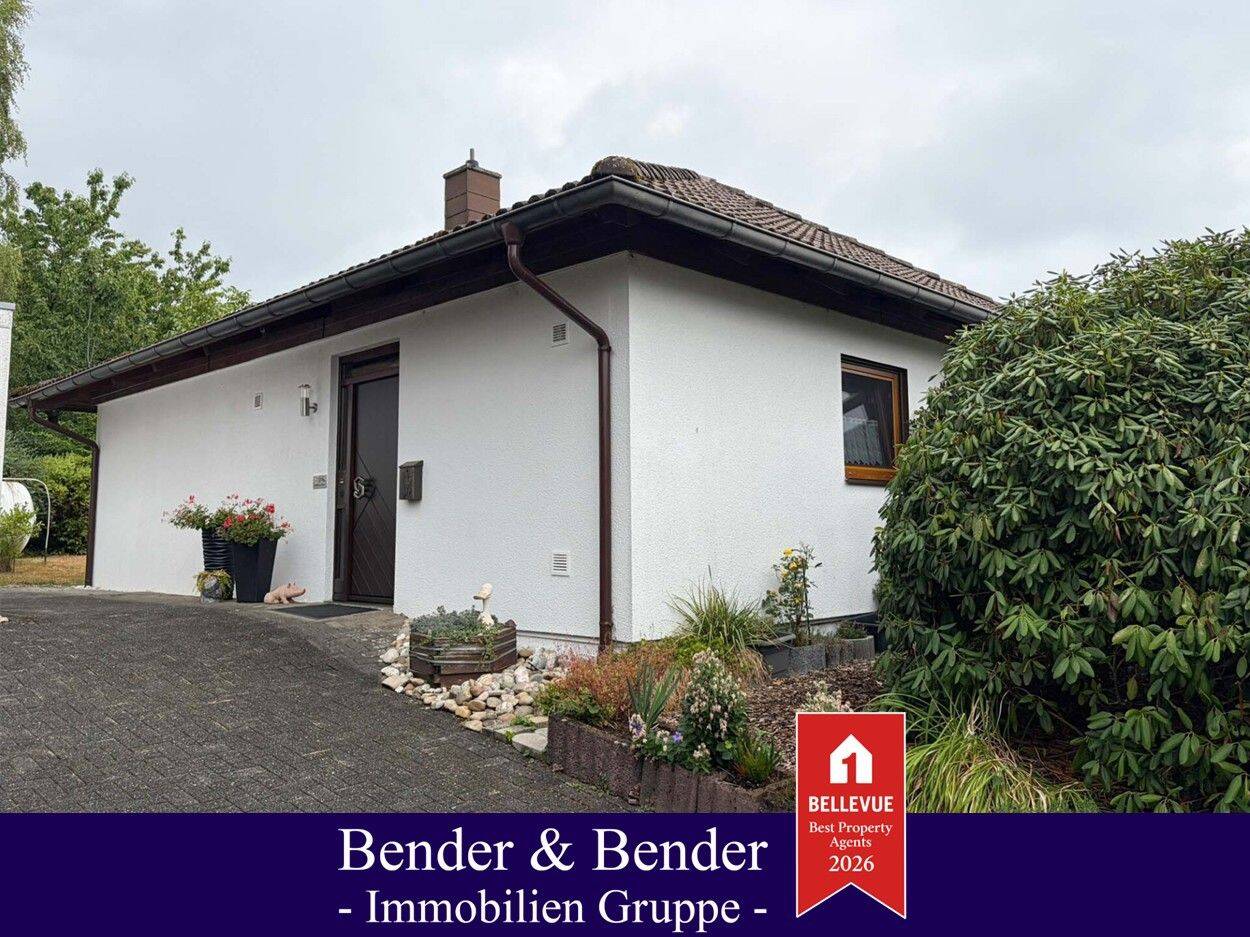 Barrierearmes Wohnen auf einer Ebene: Gepflegter Bungalow mit schönem Grundstück nahe Hamm., 57539 Breitscheidt