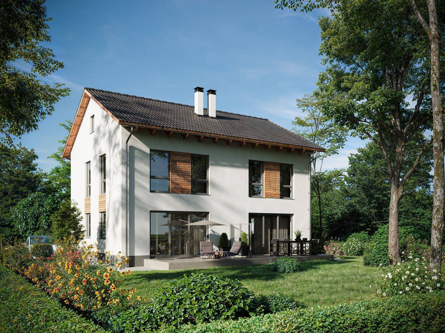 Bezugsfertiges und energieeffizientes Neubau-Stadthaus inkl. Maler, Böden, Außenanlagen in Bohnsdorf, 12526 Berlin (Treptow-Köpenick Bohnsdorf Kleingartenanlage Grünbergallee)