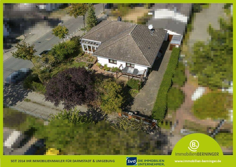 Großzügiges Anwesen mit Bungalow im Gewerbegebiet von Darmstadt-Arheilgen, 64291 Darmstadt (Arheilgen Wixhausen)