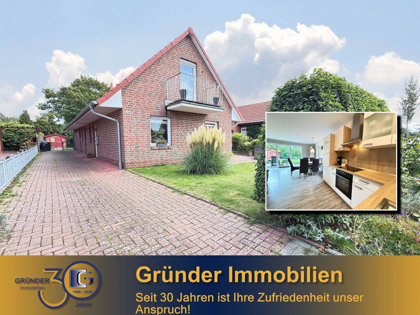 Seeluft schnuppern! Tolle Doppelhaushälfte in Norden – als Ferienhaus oder zur Eigennutzung!, 26506 Norden