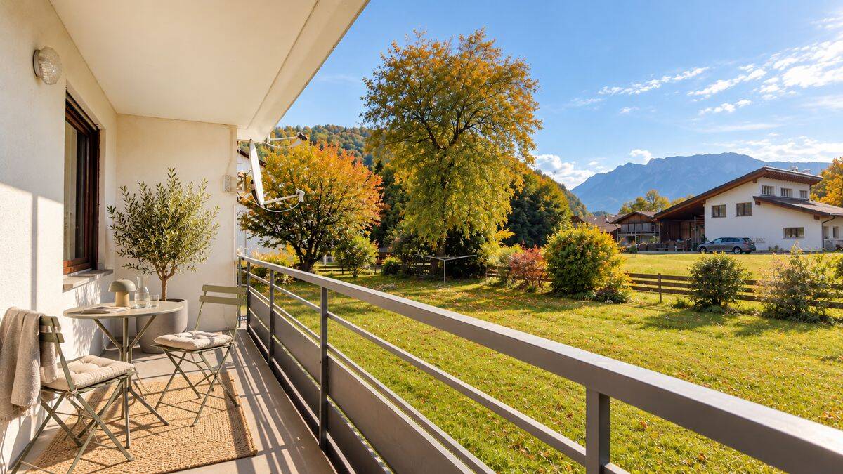 Attraktive 3-Zimmer-Wohnung mit Balkon, Bergpanorama und Stellplatz, 83080 Oberaudorf