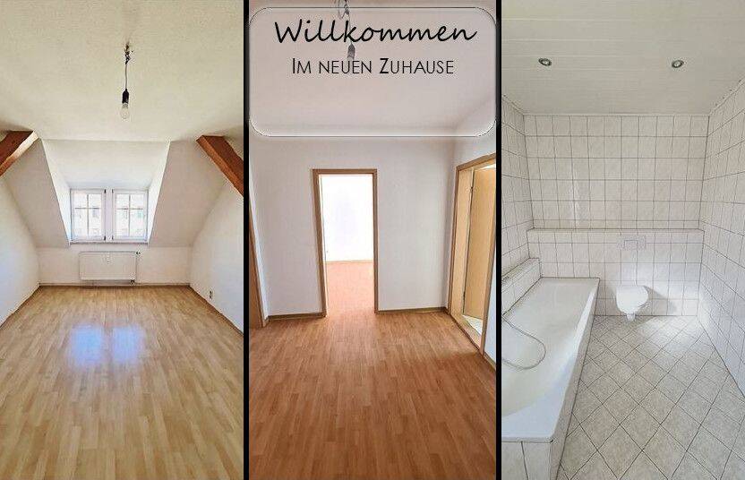 Klingt gut? Hübsche Zwei-Zimmer-Wohnung mit Balkon, 9131 Chemnitz (Ebersdorf Hilbersdorf)