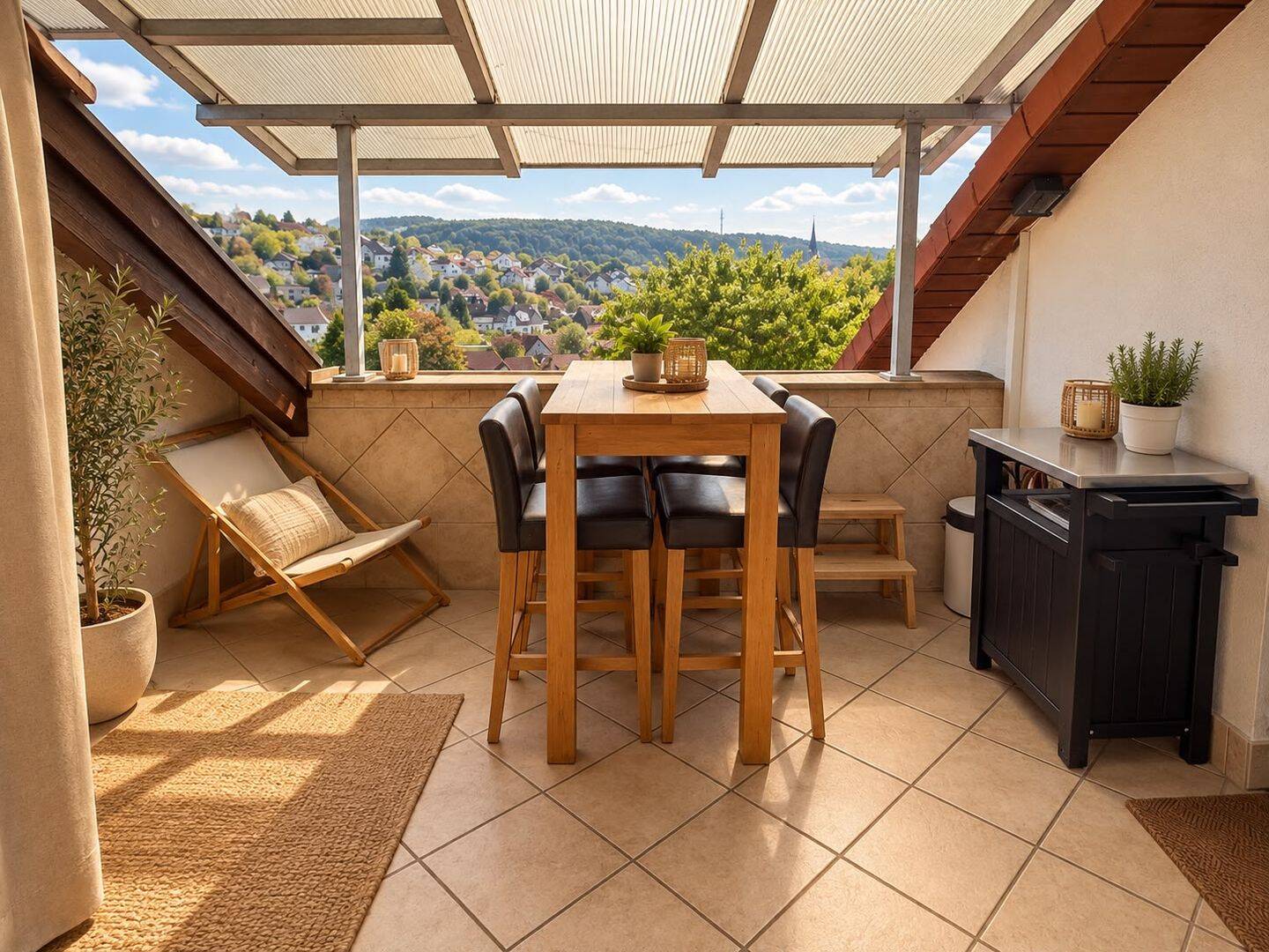 schöne renovierte 3 Zimmerwohnung mit Dachterrasse, 97947 Grünsfeld